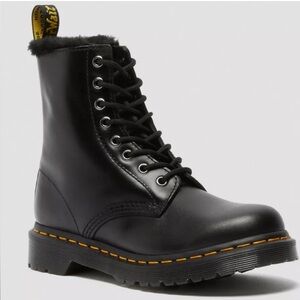NEW Serena Faux Fur Dr. Martens Combat
